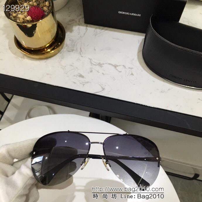 ARMANI阿瑪尼 2019新品 偏光 金屬男款 大框太陽鏡 寶麗來高清偏光鏡片 夏日出行必備款 10024  lly1683